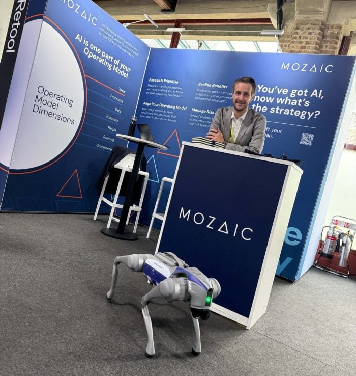 AI Summit, London Mozaic Booth